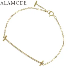TIFFANY&Co.(ティファニー) ティファニーT スマイル ブレスレット ダイヤモンド K18 イエローゴールド YG ブレスレット ジュエリー アクセサリー ミディアム ゴールド金 レディース 41100077754【中古】【アラモード】