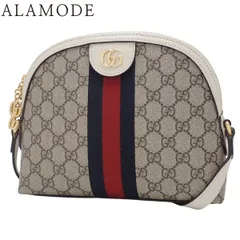 GUCCI(グッチ) オフィディア GG スモールショルダー ショルダーバッグ 斜め掛け 肩掛け ダブルG シェリーライン GGスプリームキャンバス ベージュ ホワイト白 ネイビー紺 レッド赤 ゴールド金具 499621 40802170301【アラモード】