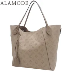 LOUIS VUITTON(ルイ・ヴィトン) モノグラム・マヒナ ヒナMM トートバッグ 肩掛け ハンドバッグ 2WAY マヒナ・レザー ガレ ベージュ シルバー金具 M53140 レディース 40802170290【中古】【アラモード】