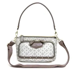 [クリスチャンオリビエ] 7801 ポシェット ショルダーバッグ ウォレット機能付き 撥水 ジャガード織 (グレージュ) [グレージュ]