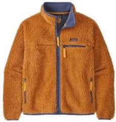 PATAGONIA パタゴニア メンズ ナチュラルブレンド レトロカーディガン, ドライマンゴー, フリースジャケット mango Lサイズ retro
