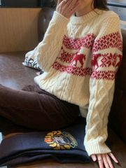美品】DIME Cat Knit グラデーションニットセーター - メルカリ