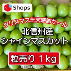 【産地直送】長野県産　訳あり　シャインマスカット　粒売り 1kg