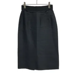 DOLCE&GABBANA ドルチェ＆ガッバーナ フロントジップシルクスカート F4D39T ブラック 38のサムネイル