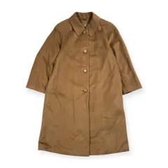 カシミヤ100% VESTINA TOKYO STYLE ヴェスティナ東京スタイル ステンカラーコート M~L程度/ベージュ レディース