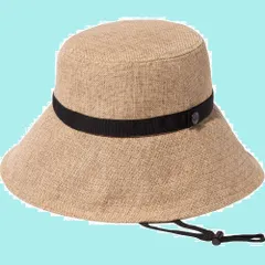 【特価商品】麦わら ユニセックス コンパクト ハイクブルームハット 洗濯可能 [ザノースフェイス] あごひも取り外し可能