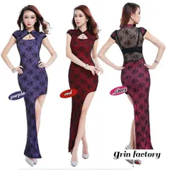 チャイナドレス キャバドレス セクシー ロング ミニ かわいい 可愛い 脚見せ シースルー  セクシーコスプレ ドレス チャイナ コスプレ ボディコンワンピース バック透け 衣装 ハロウィン タイトスカート スリット 太もも見せ 制服 ユニフォーム ロングドレ