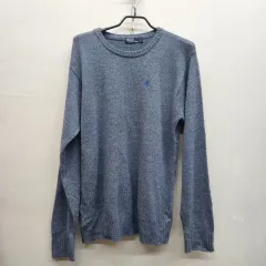 POLO RALPH LAUREN(ポロラルフローレン) ラムウール ロゴ ニット L(M) ユニセックス