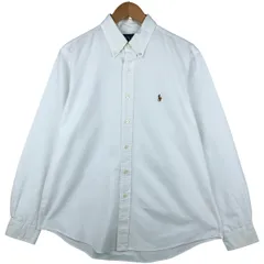 古着 ラルフローレン Ralph Lauren CUSTOM FIT 長袖 ボタンダウンシャツ メンズL相当/eaa598140