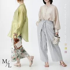 ふわっとエアリー ほんのり肌魅せ 大きいサイズサイズシルエットシアーシャツ[K](T)