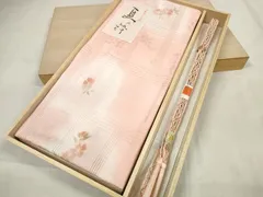 平和屋着物＊夏物　和装小物　帯締め・帯揚げセット　縦絽　夏の粋　撫子　銀彩　逸品　未使用　DAAV8482zzz