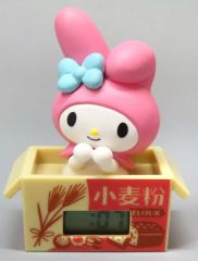 新品 マイメロディ チェスト付きクロック 時計 マイメロ お城 - メルカリ