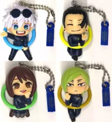 【中古】キーホルダー 全4種セット 「こんにち輪!フィギュアマスコット 呪術廻戦 Vol.1」