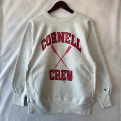 A1008 90's~00s Champion Reverse Weave リバースウィーブ Cornell Crew スウェット グレー XL