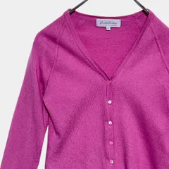 ブルックスブラザーズ　カーディガン　ピンク　メリノウール　クロップド　ショート