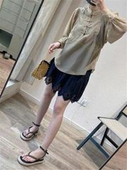 TALK TO ME 池邉祥子服飾研究室長袖 プルオーバー シャツ - メルカリ