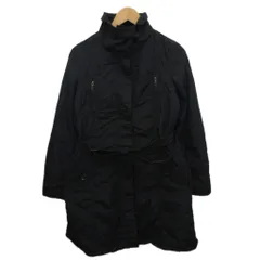 コムサデモード COMME CA DU MODE ダウンコート スタンドカラーコート ライナー付き 黒 ブラック ■MET2