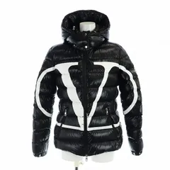 ヴァレンティノ ヴァレンチノ  VALENTINO モンクレール MONCLER コラボ 19AW ダウンジャケット ジップアップ フード Vロゴ プリント 38 S 黒 ブラック ■GY37 /MQのサムネイル