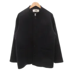 ジャーナルスタンダード レリューム JOURNAL STANDARD relume ハミルトン HAMILTON スタンドカラーコート L ショート メルトンウール 紺 ネイビー 19-011-464-6000-3-0 /GV