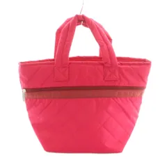 レスポートサック LesportSAC × Megumi Kanzaki トートバッグ キルティング ナイロン ピンク /MI ■OS