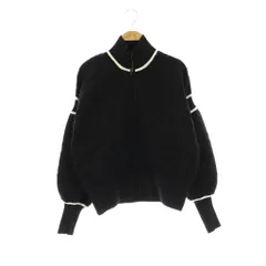 ダブルスタンダードクロージング ダブスタ DOUBLE STANDARD CLOTHING ESSENTIAL ダブルジャガード ブルゾン ジャケット ジップアップ F 黒 /NR ■OSのサムネイル