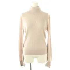 グレースコンチネンタル GRACE CONTINENTAL 25AW ウールハイゲージニットトップ セーター 長袖 リブ 36 ピンク /NR ■OS