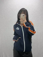 ナイキ ヴィンテージ レトロ オレンジ バイカラー ウィンドブレーカー ジャケット S C07705