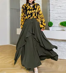 種類2：スカート/FREE 上品映え ファッション ライトラグジュアリー オシャレ トップス+スカート (T)