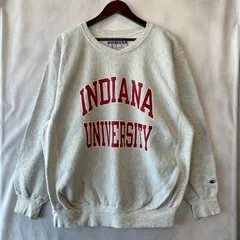 A2143 00's Premium Reverse Weave リバースウィーブ Indiana University カレッジスウェット グレー XL