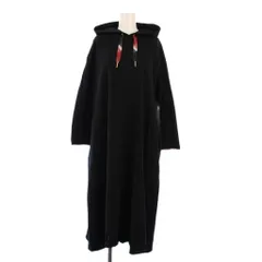 ブルーレーベルクレストブリッジ BLUE LABEL CRESTBRIDGE パーカーワンピース ロング 長袖 38 黒 55J92-512-09 /KH