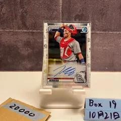 2020 Topps Bowman Chrome Ivan Herrera 直筆サインカード St. Louis Cardinals カード