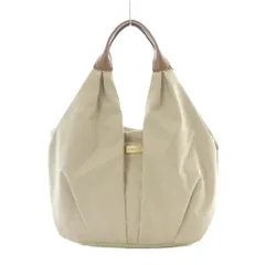 ラシット RUSSET ハンドバッグ ベージュ 総柄 ナイロン レザー /RI ■OS