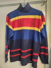POLO RALPH LAUREN ポロラルフローレン 90's ヴィンテージ 起毛 タートルネック M L