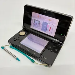【動作品/初期化済み】Nintendo 3DS Black CTR-001　任天堂 ニンテンドー 本体 ブラック　ゲーム機