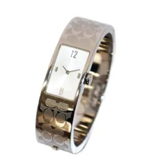 コーチ COACH シグネチャー バングルウォッチ 腕時計 シルバーカラー /KH