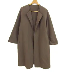 ロートレアモン ロングコート ガウンコート アウター レディース 38サイズ ブラウン LAUTREAMONT 【中古】