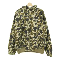 コロンビア マウンテンパーカー ジャケット アウター 裏ボア カモフラ柄 メンズ Lサイズ ベージュ×黒×茶 Columbia 【中古】