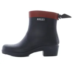 エーグル AIGLE ミリカ ボッティロン ラバーブーツ レインブーツ 36 紺