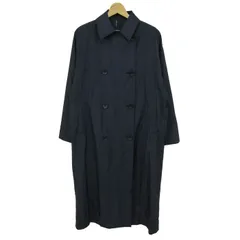 ロートレアモン トレンチコート アウター ロングコート レディース 38サイズ ネイビー LAUTREAMONT 【中古】