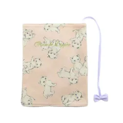 フランシュリッペ franche lippee ブックカバー ピンク 白 ホワイト ねこ柄 猫柄 ■SH /RI ■OSのサムネイル