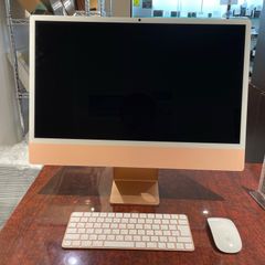 Apple iMac 24インチ M4 16GB SSD 256GB オレンジ 美品 動作確認済【全額返金保証】【最速発送】