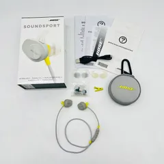 【ジャンク】Bose SoundSport wireless headphones ワイヤレスイヤホン Bluetooth 接続 マイク付 シトロン