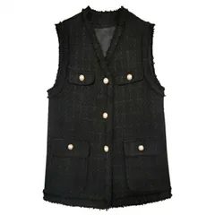 秋冬 ベスト 袖なし (T)