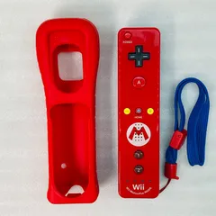 【動作確認済み】任天堂 Wiiリモコンプラス マリオ RVL-036 コントローラー Wii/Wii U用 Nintendo ニンテンドー ウィー コントローラー 赤 青 BY13
