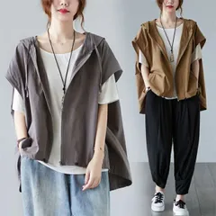 種類4：ブラック/XL フード付き大きいサイズタンクトップ (T)