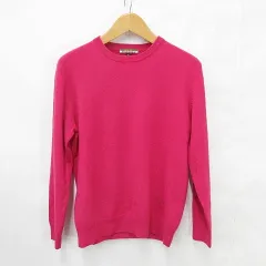 オロビアンコ OROBIANCO ニット セーター 長袖 丸首 カシミヤ ピンク Lのサムネイル
