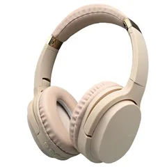 【新品】 ワイヤレス ヘッドホン Bluetooth5.4 ブルートゥース ヘッドセット ヘッドフォン 重低音 Android 有線 無線 Hi-Fi 自動ペアリング アンドロイド コンパクト 折りたたみ スマホ (ベージュ) 0