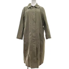 ユニクロ UNIQLO ユー U ライトロング ボタンコート ステンカラーコート ジャケット コットン S ベージュ 1121