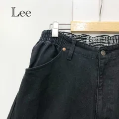 Lee リー ライト イージーパンツ テーパードパンツ LM2213 ブラック Lサイズ メンズ