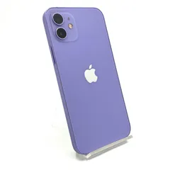 iPhone 12 128GB パープル SIMフリー 白ロム 81%【最速発送】【難有】